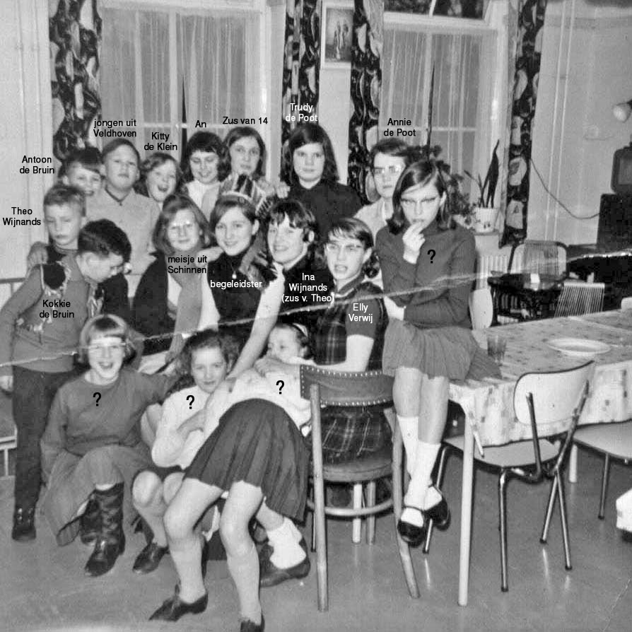 Groep kinderen 12 april 1967